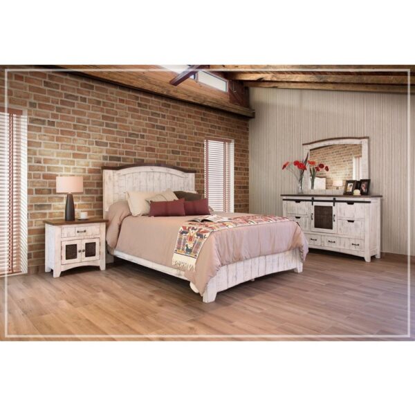 Pueblo White Bed