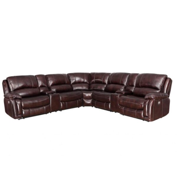 Denver Power Sectional - Brown