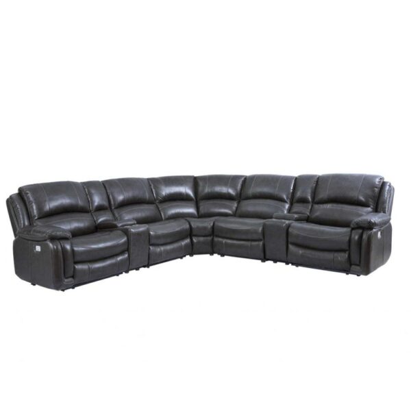 Denver Power Sectional - Charcoal
