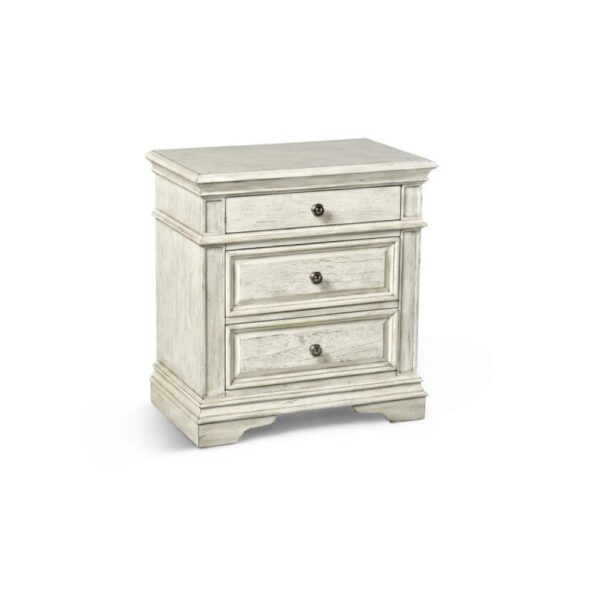 Highland Park Nightstand - Cathedral White