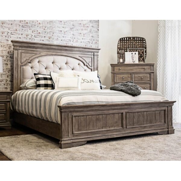 Highland Park Bed - Waxed Driftwood