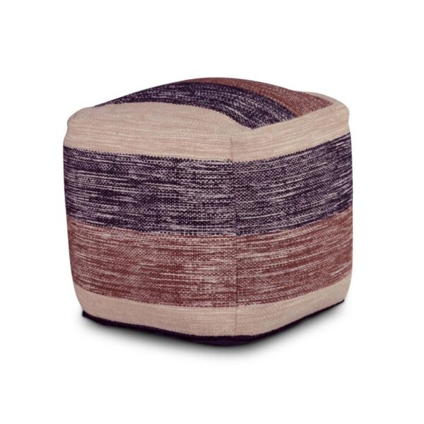 Jamal Handwoven Pouf