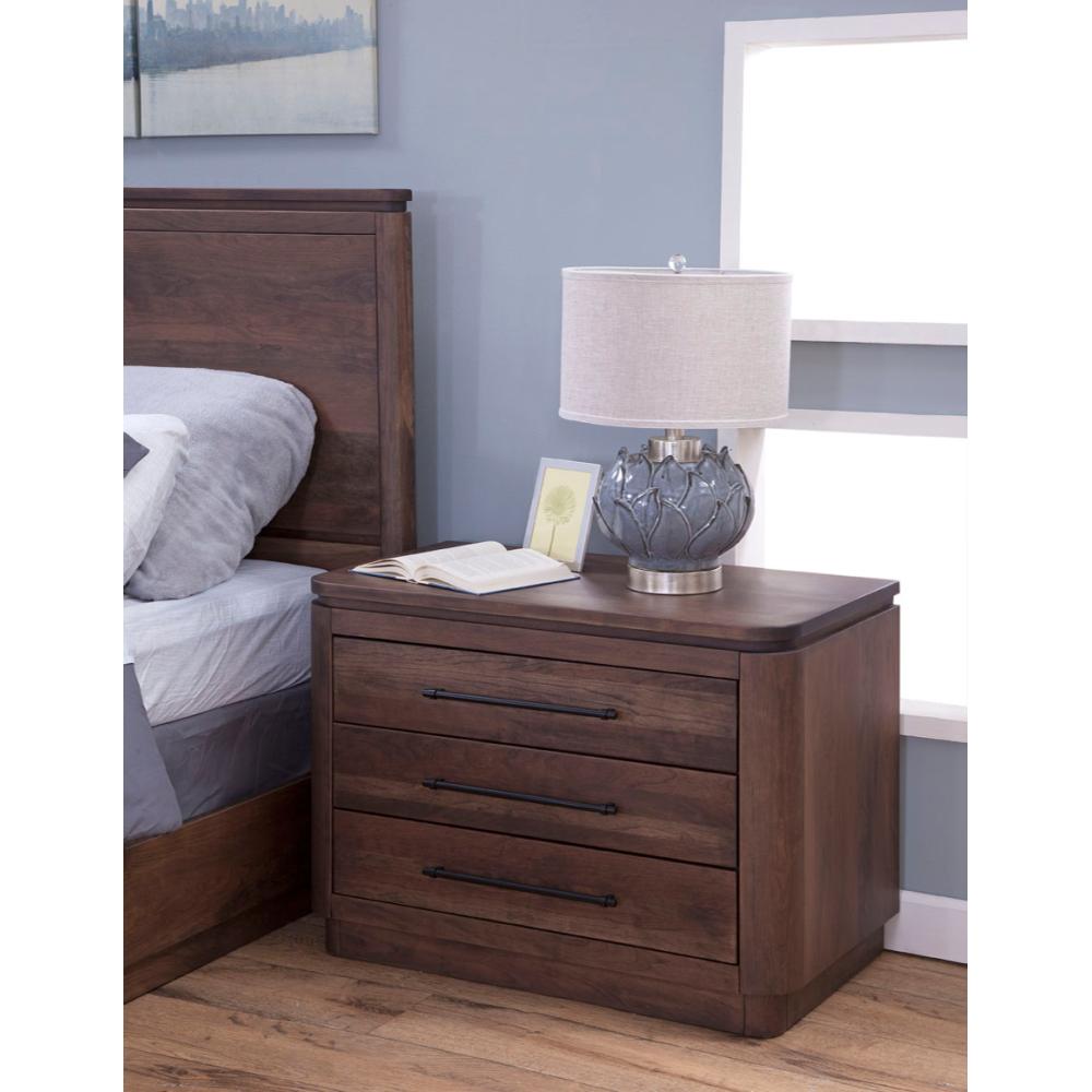 Rialto Three Drawer Nightstand Rialto Three Drawer Nightstand
