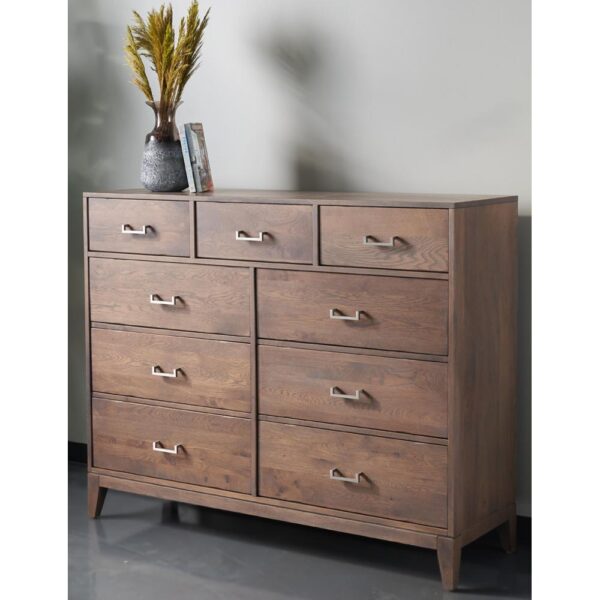 Champagne Nine Drawer Dresser