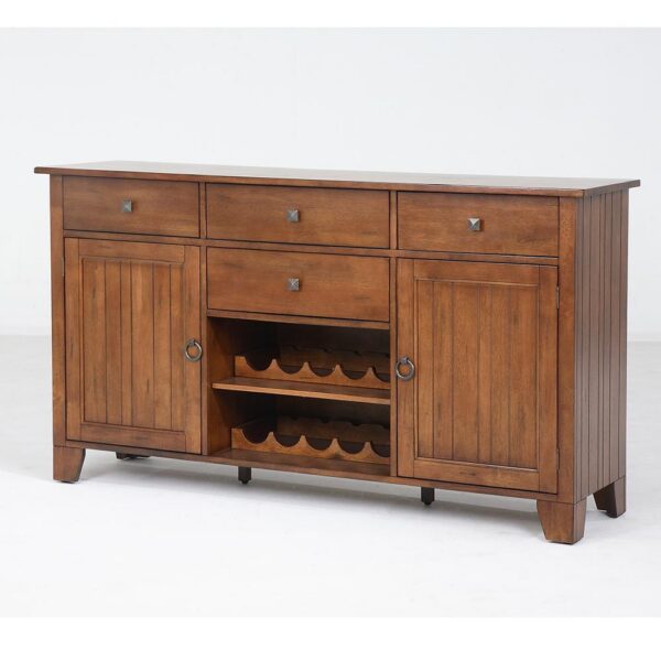 Toluca Server - Rustic Amber