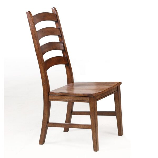 Toluca Ladderback Side Chair - Rustic Amber