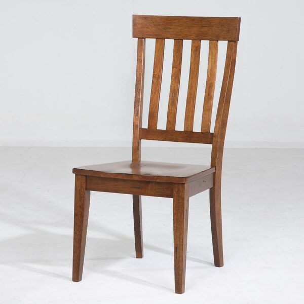 Toluca Slatback Side Chair - Rustic Amber