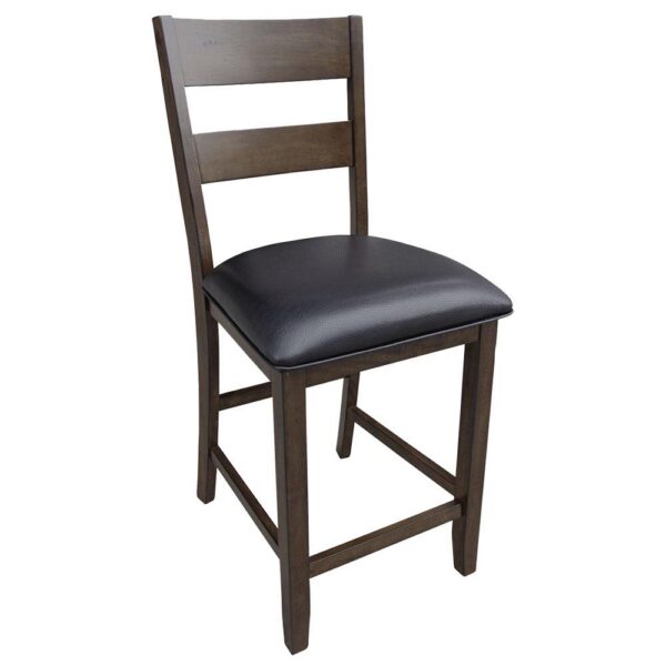 Mariposa Ladderback Counter Stool - Warm Gray