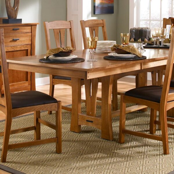 Cattail Bungalow Dining Table - Amber