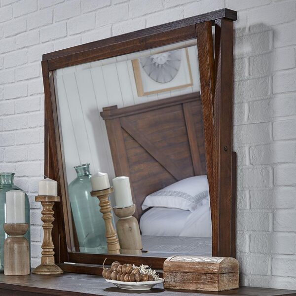 Sun Valley Mirror - Rustic Timber