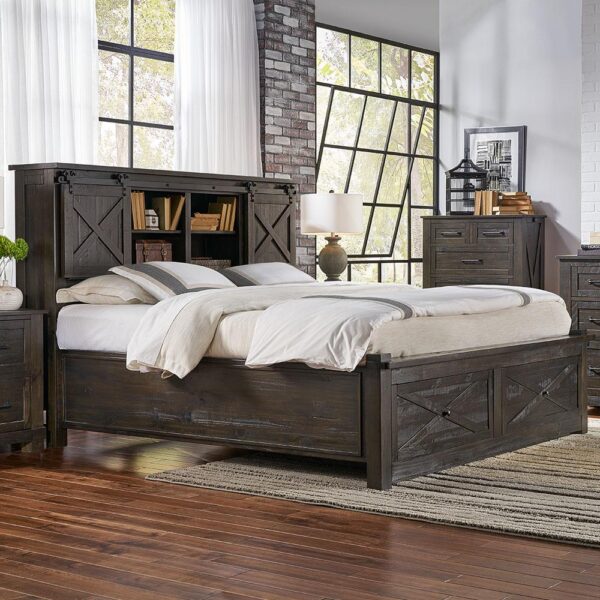 Sun Valley Storage Bed - Charcoal
