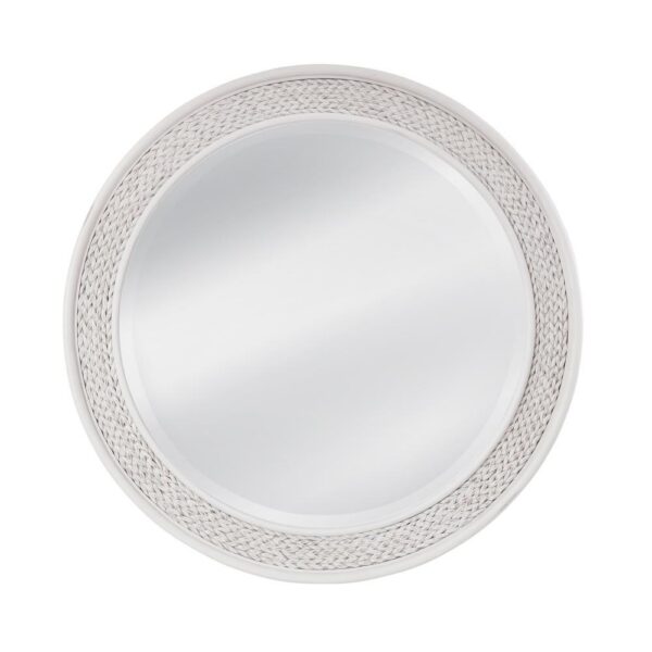 Rodanthe Round Woven Mirror