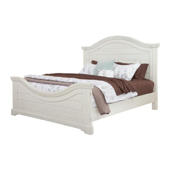 Stonebrook Panel Bed - Antique White