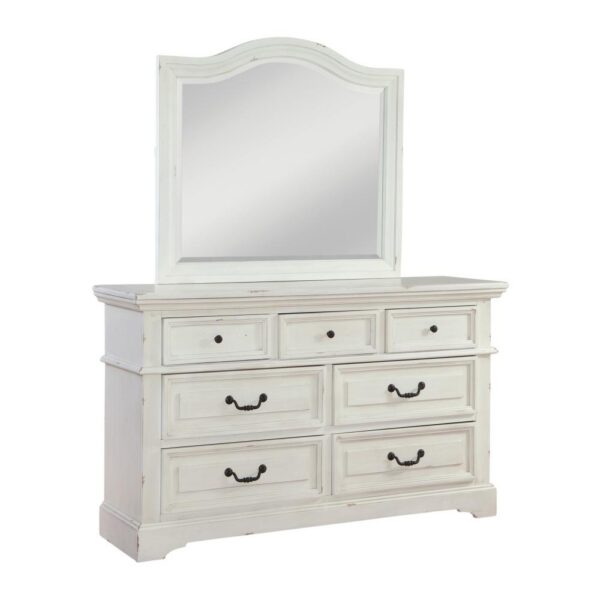 Stonebrook Mirror - Antique White
