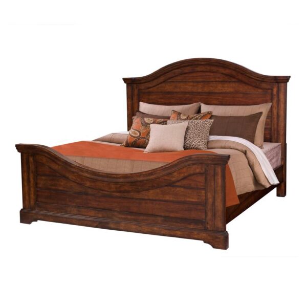 Stonebrook Panel Bed - Tabacco