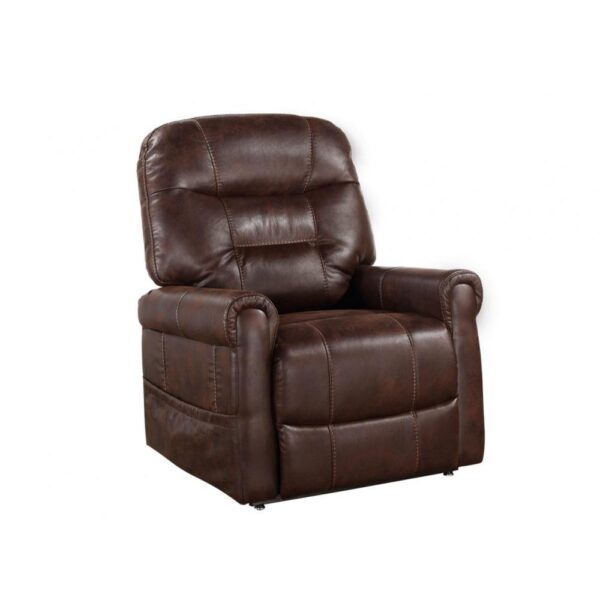 Ottawa Power Lift Chair with Massage and Heat - Walnut