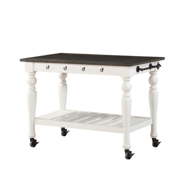 Joanna Two Tone Kitchen Cart