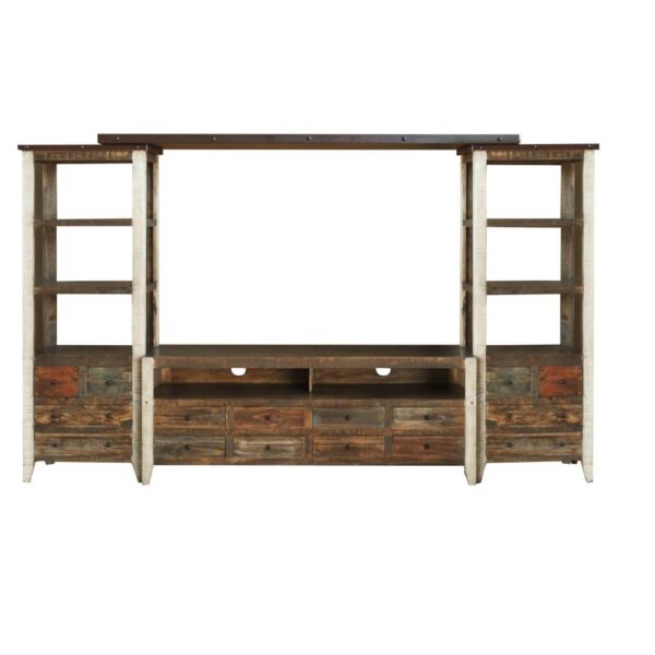 Antique Multicolor Wall Unit