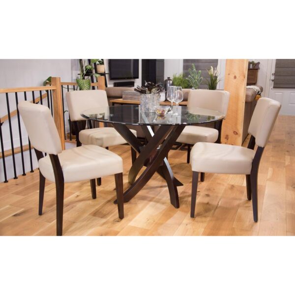 Round Glass Table