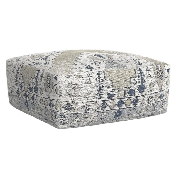 Kira Jacquard Woven Pouf