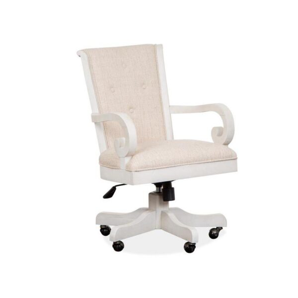 Bronwyn Upholstered Swivel Desk Chair