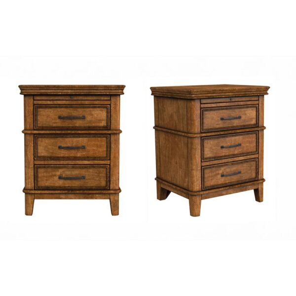 Bandalier 3 Drawer Nightstand