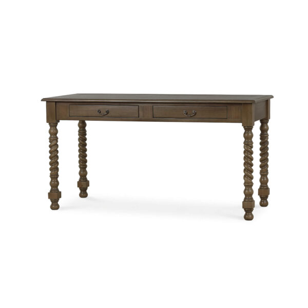 Bramble 23583 Console Desk w/ Barley Twist Leg