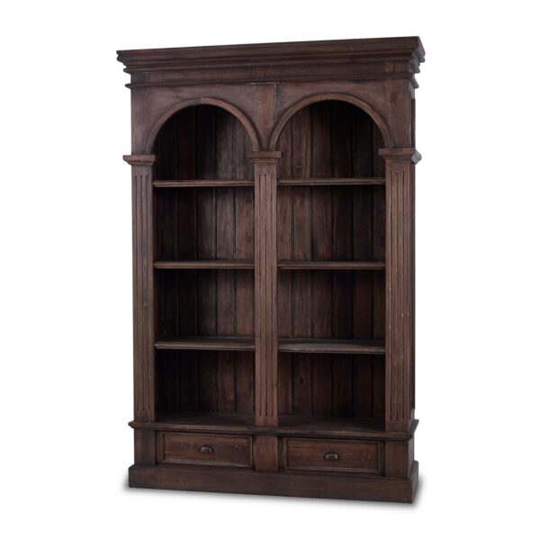 Bramble 23760 Roosevelt Double Arch Bookcase