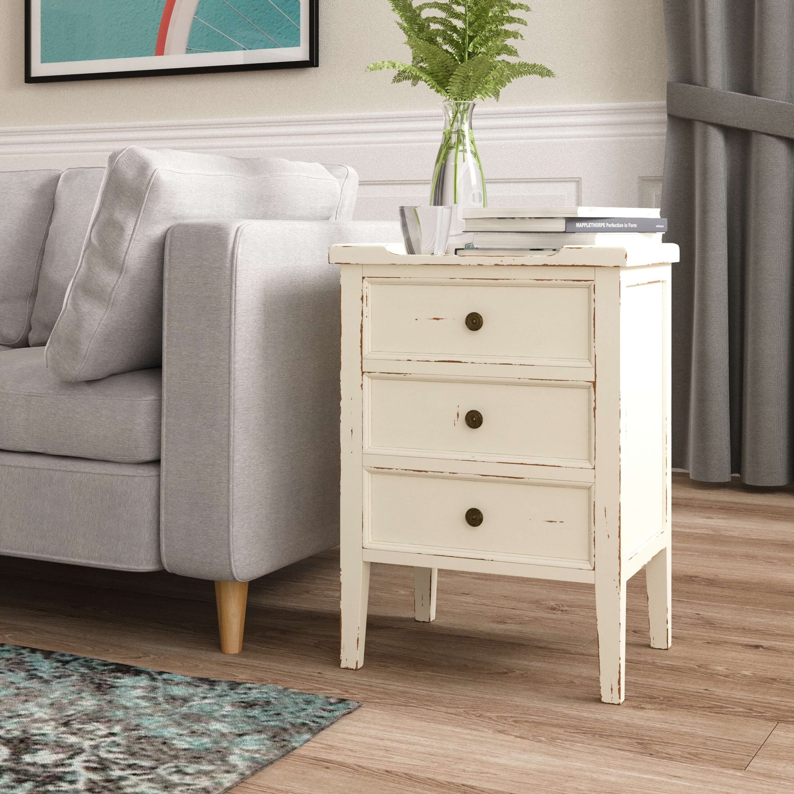 Bramble 23874 Eton 3 Drawer End Table Bramble 23874 Eton 3 Drawer End Table