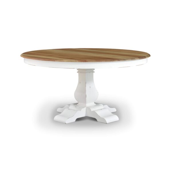 Bramble Furniture 26408 Trestle Round Dining Table 60"