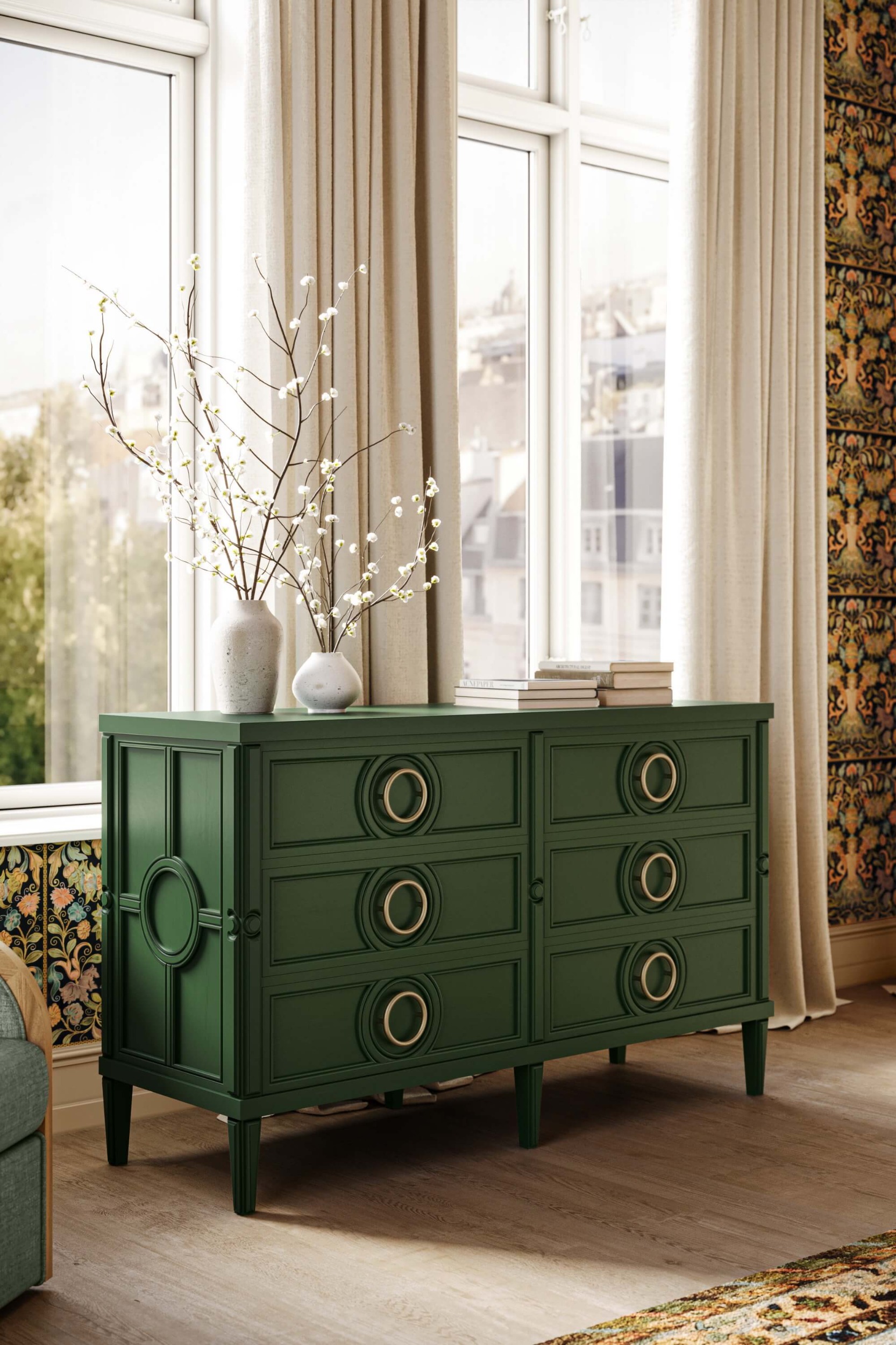 Bramble 76851 Chalfont 6 Drawer Dresser Bramble 76851 Chalfont 6 Drawer Dresser