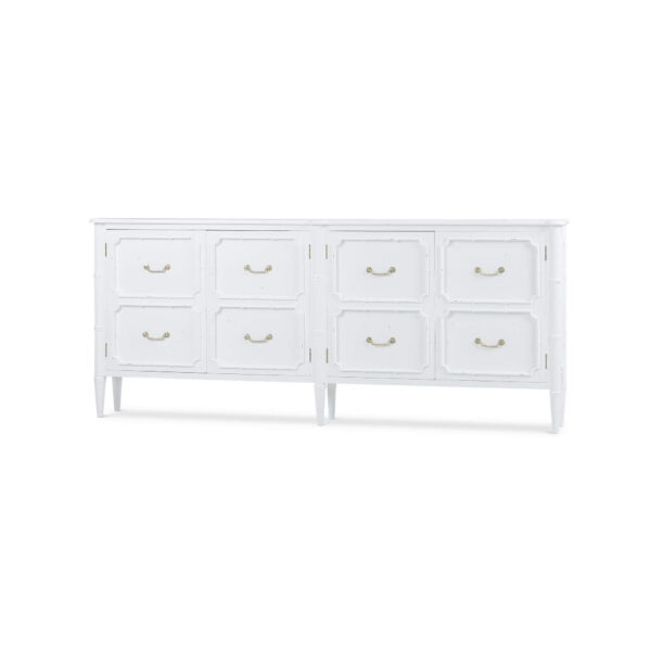 Bramble 76861 Chelsea Long Narrow 4 Door Sideboard