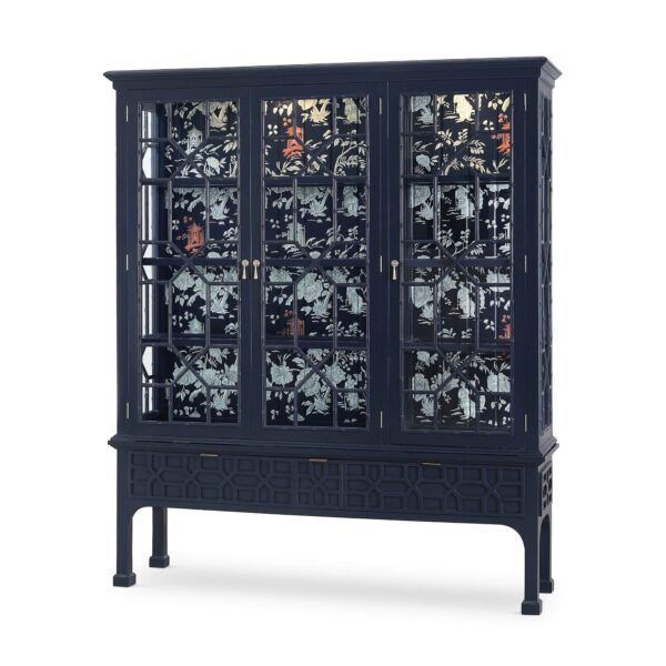 Bramble 76881 Grosvenor 3 Door 3 Drawer Display Cabinet w/ LED