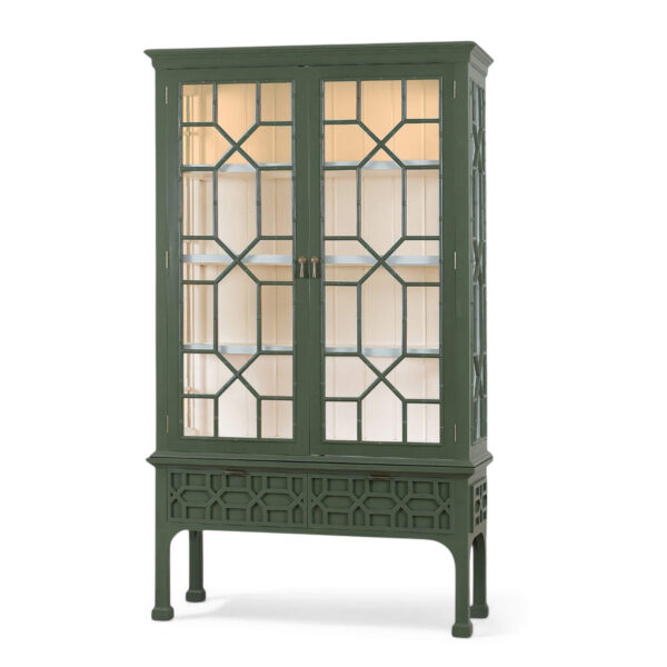 Bramble 76905 Grosvenor 2 Door 3 Drawer Display Cabinet w/ LED