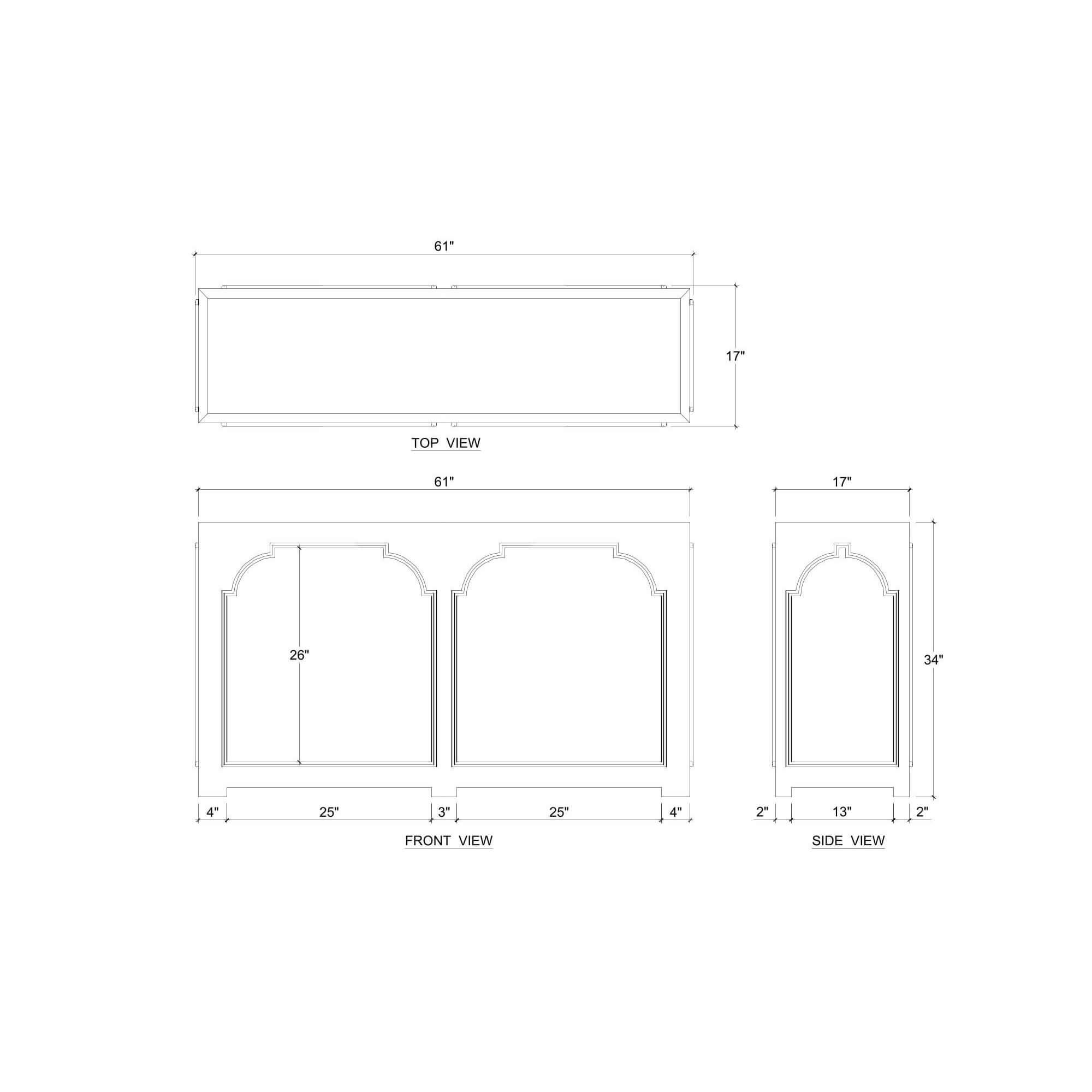 Bramble 76907 Millchester Console Bramble 76907 Millchester Console