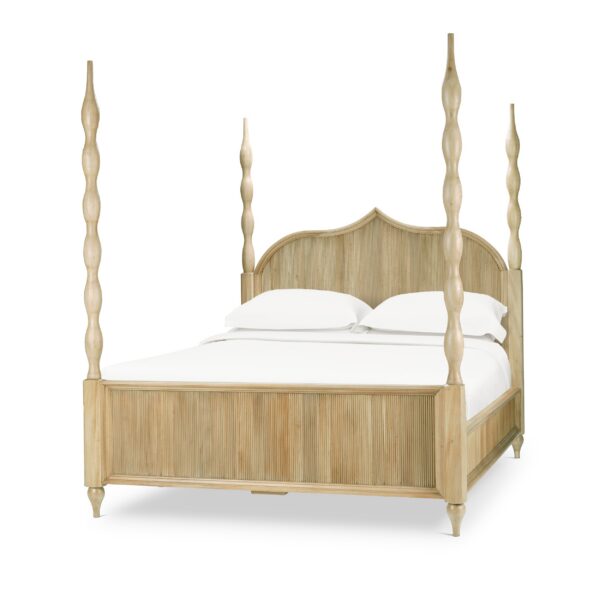 Bramble 76921 Brighton Wooden Back Bed Queen (* comes w/ 2 poster options)