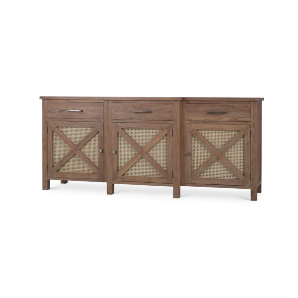 Bramble 85054 Silvia 3 Door Sideboard - Reclaimed Teak