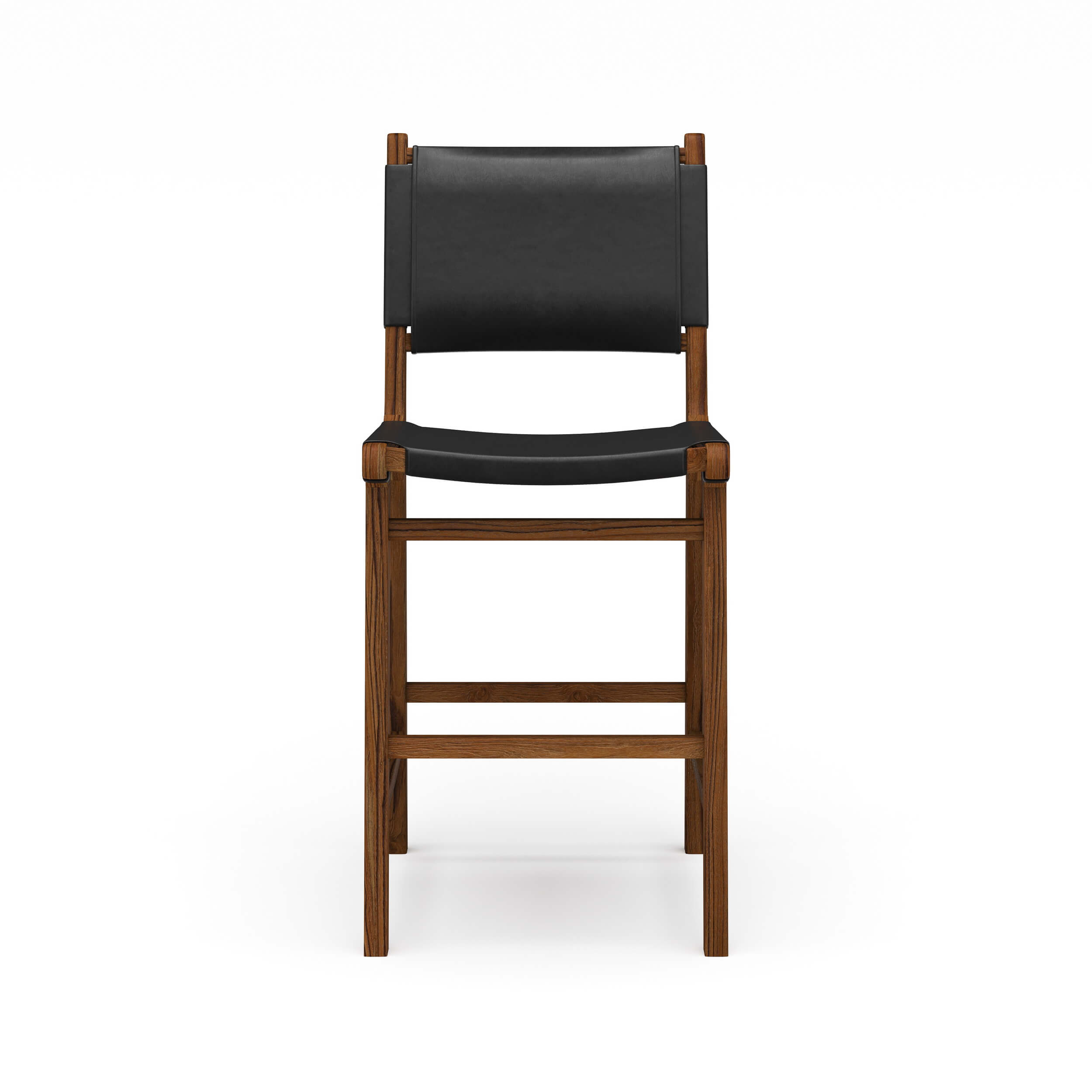 Bramble 85207 Logan Counter Stool w/ Leather - Teak Bramble 85207 Logan Counter Stool w/ Leather - Teak