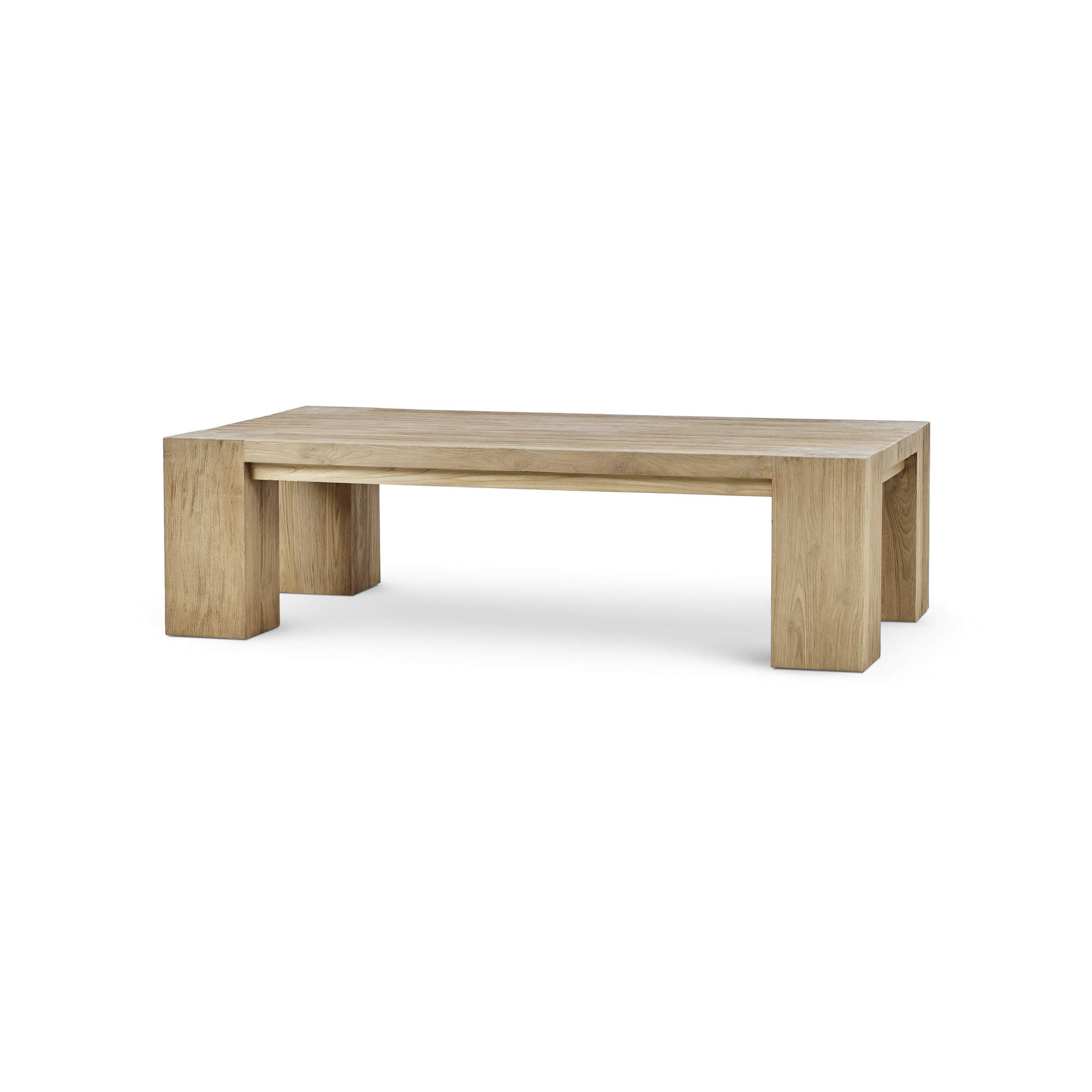 Bramble 85289 Tuscan Rustic Distressed Rectangular Coffee Table - Teak Bramble 85289 Tuscan Rustic Distressed Rectangular Coffee Table - Teak