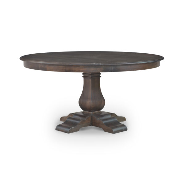 Bramble 66408 Trestle Round Dining Table 60'' w/o Grooves