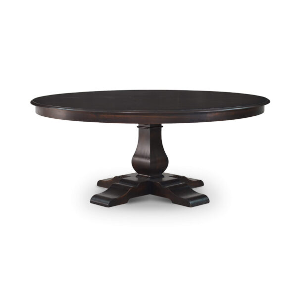 Bramble 66434 Trestle Round Dining Table 72'' w/o Grooves