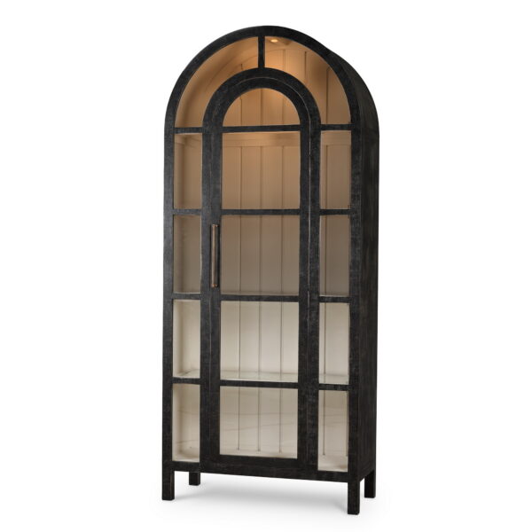 Bramble 68221 Vannes Display Cabinet w/ Glass Shelves and LED Lights