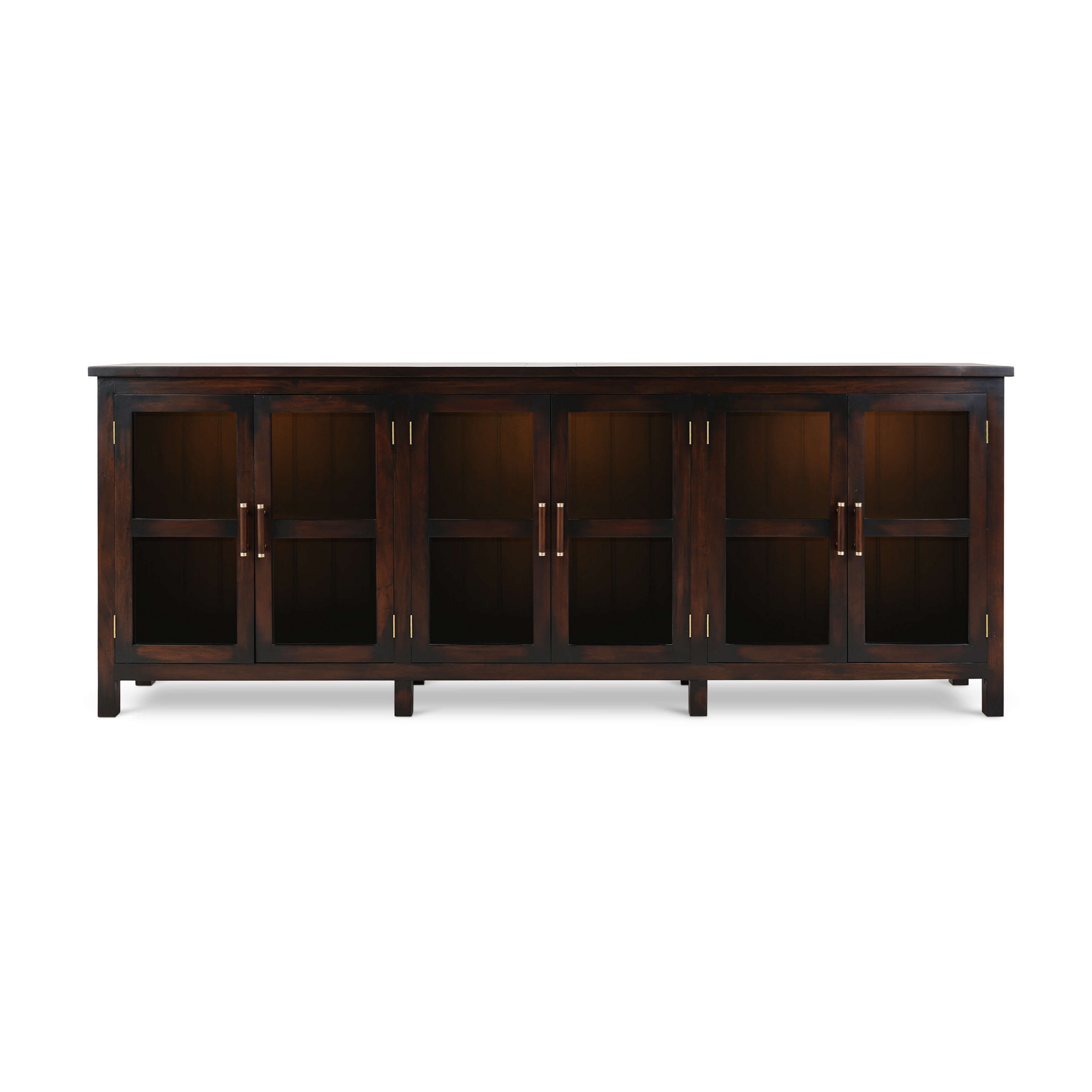 Bramble 68491 Madrone 6 Door Sideboard w/ Glass Shelves w/ 3 LED Bramble 68491 Madrone 6 Door Sideboard w/ Glass Shelves w/ 3 LED