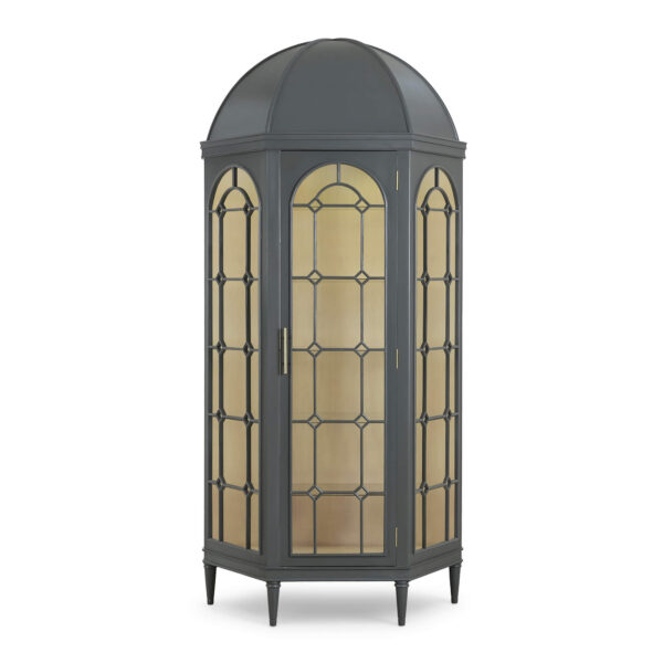 Bramble 69095 Chambre Dome Display Cabinet w/ Glass Shelves & LED