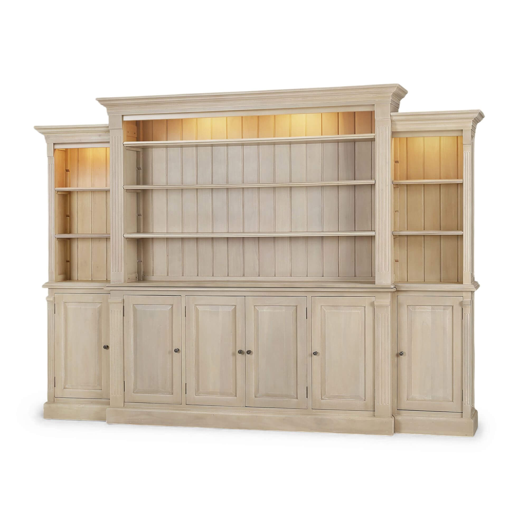 Bramble 69118 French Hens Media Cabinet w/ Glass Shelves on Sides w/ LED Bramble 69118 French Hens Media Cabinet w/ Glass Shelves on Sides w/ LED