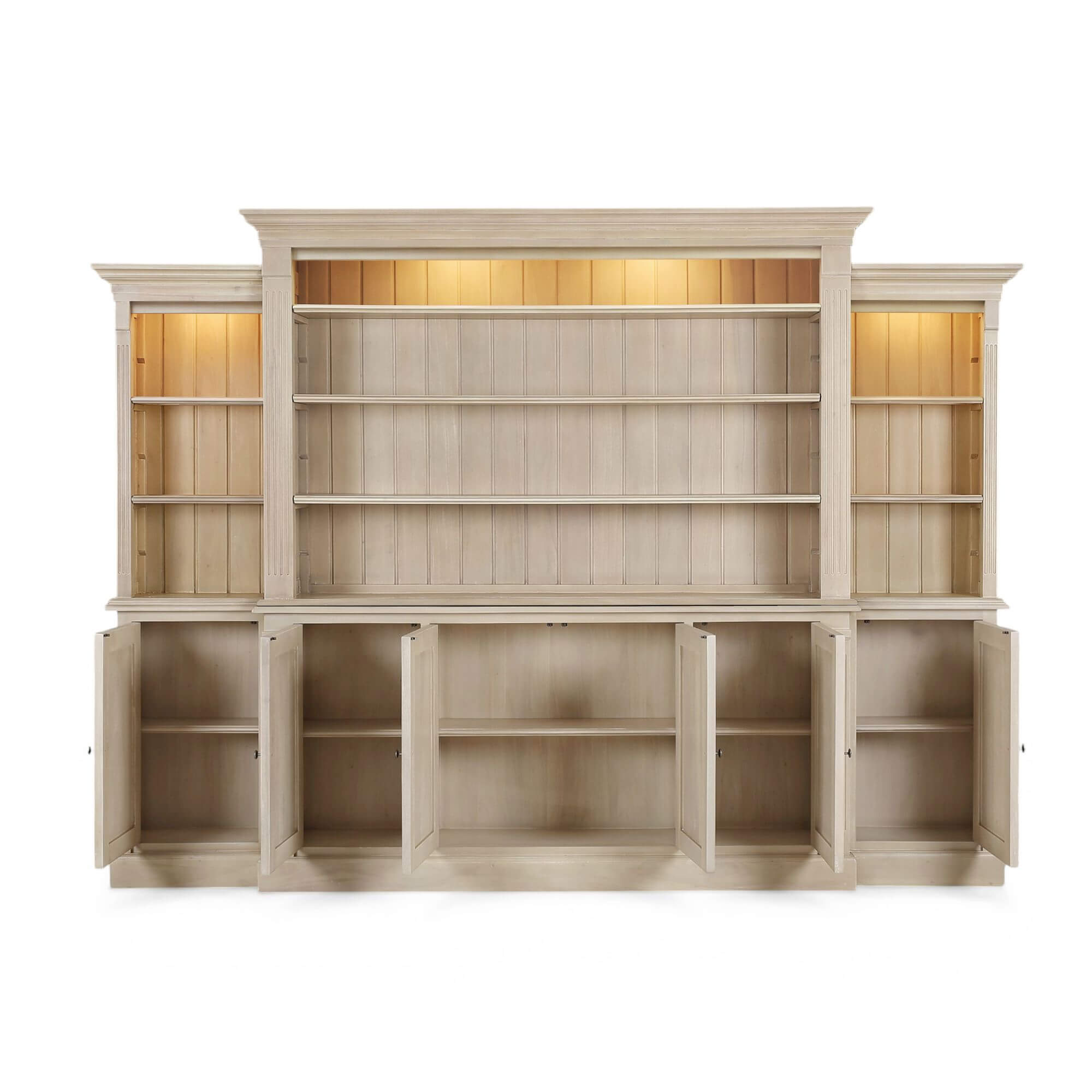 Bramble 69118 French Hens Media Cabinet w/ Glass Shelves on Sides w/ LED Bramble 69118 French Hens Media Cabinet w/ Glass Shelves on Sides w/ LED