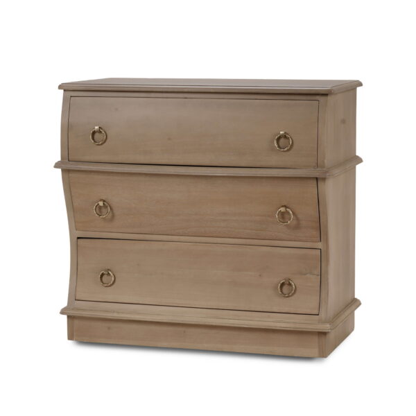 Bramble 76501 Serpentine Bedside Table