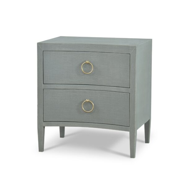 Bramble 76575 Mornington Linen Wrapped Nightstand