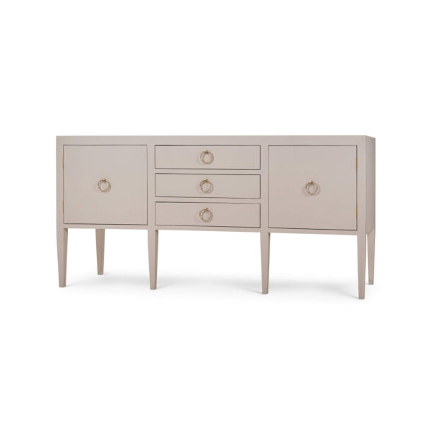 Bramble 76614 Westminster Concave Linen Wrapped Sideboard
