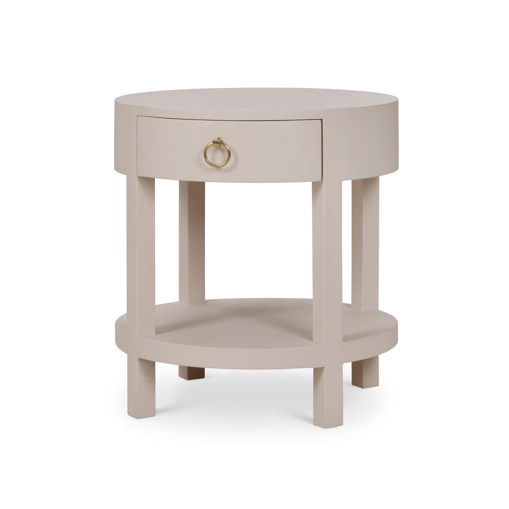 Bramble 76641 Milan Linen Wrapped Side Table Bramble 76641 Milan Linen Wrapped Side Table